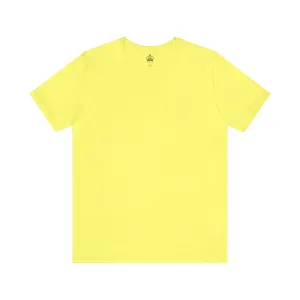 Unisex Jersey Short Sleeve Yellow T Shirt