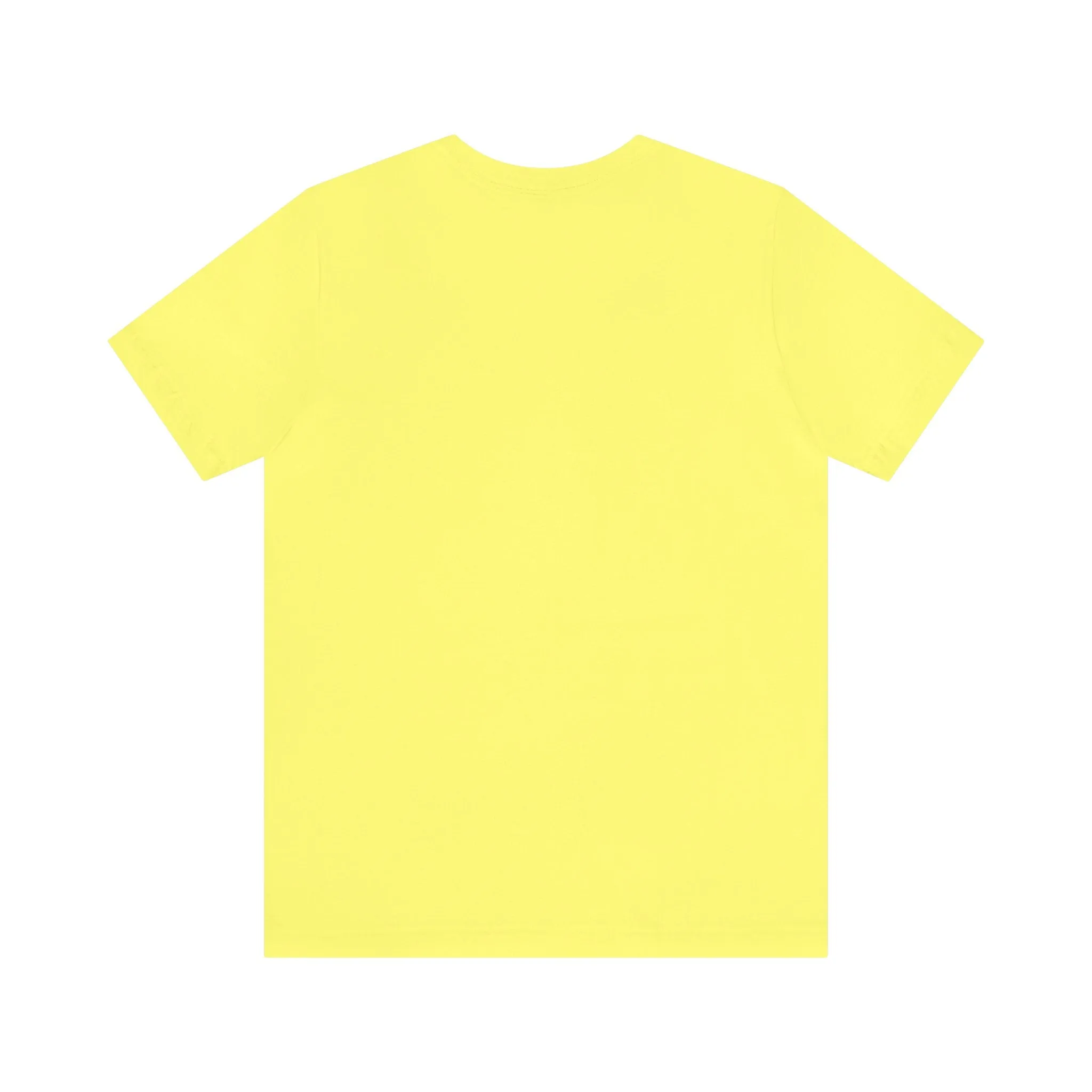 Unisex Jersey Short Sleeve Yellow T Shirt