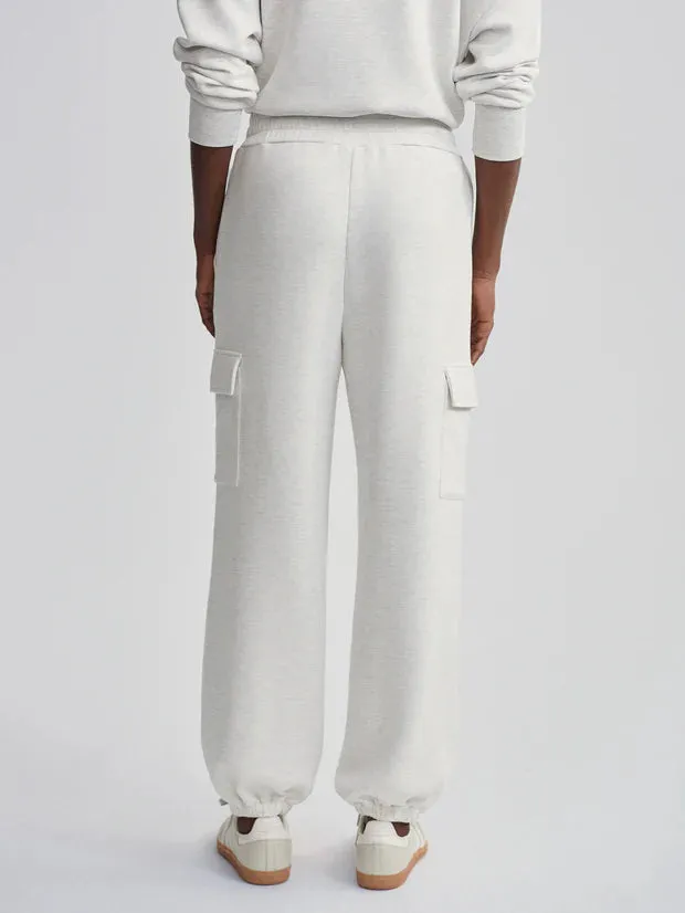 Varley The Cargo Pant 25 Inseam Ivory Marl