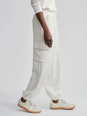 Varley The Cargo Pant 25 Inseam Ivory Marl