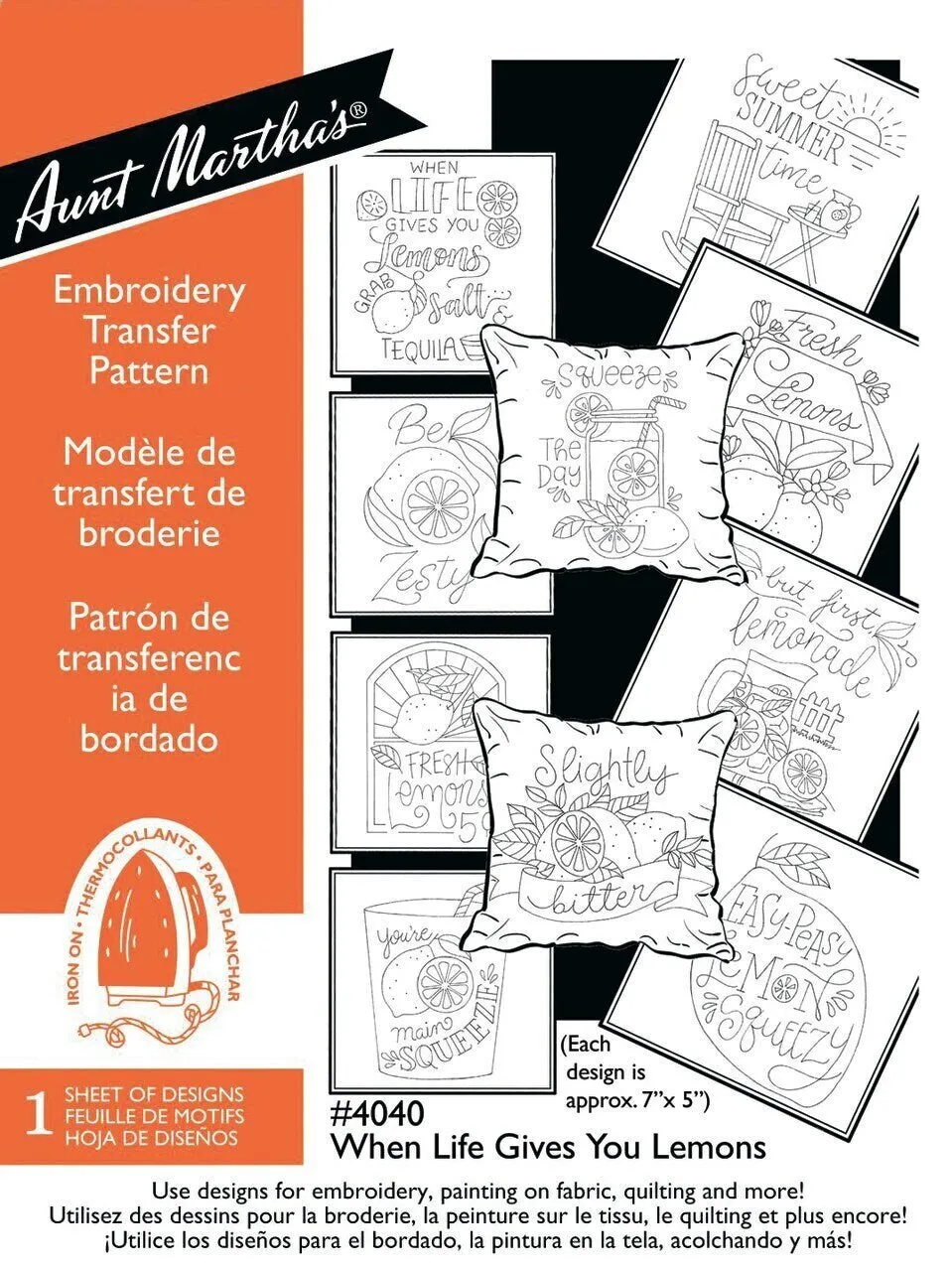 When Life Gives You lemons, Aunt Martha's 4040, New Transfers, Lemon Images