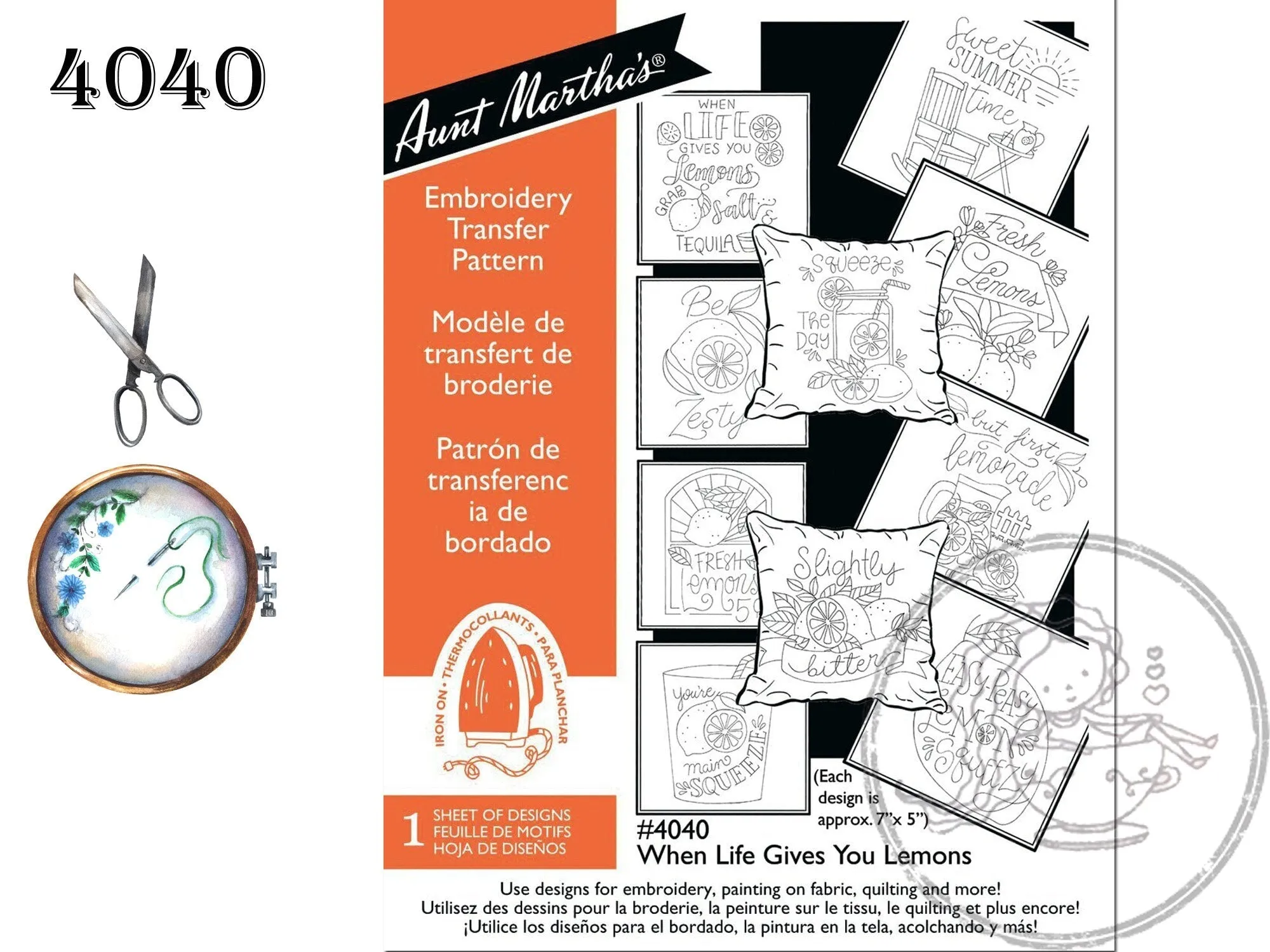 When Life Gives You lemons, Aunt Martha's 4040, New Transfers, Lemon Images