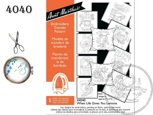 When Life Gives You lemons, Aunt Martha's 4040, New Transfers, Lemon Images