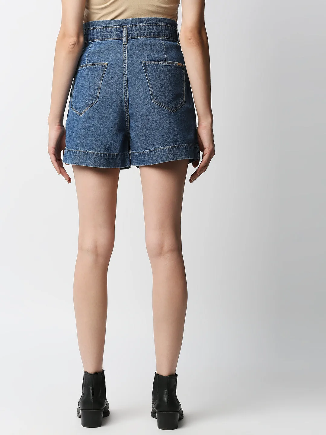 Women High-Rise Slim Shorts